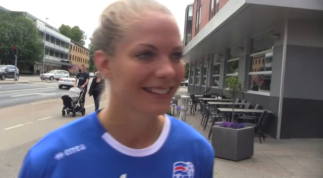 <b>EM kvenna</b> - Harpa Þorsteins: Þær voru með yfirlýsingar
