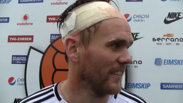 Davíð Þór: Held að olnboginn hafi farið í hausinn á mér