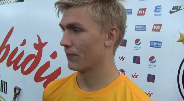 Rúnar Alex: Frammistaðan klárlega framar vonum