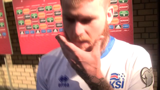 Aron Einar um fyrsta markið: Hugsaði bara ,,Það var mikið