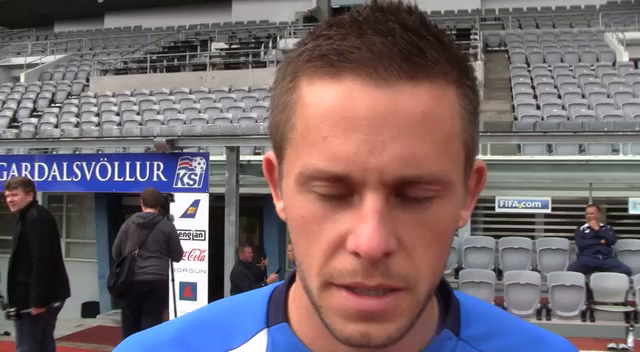 Gylfi: Þurfum 7-9 stig í þessum þremur leikjum
