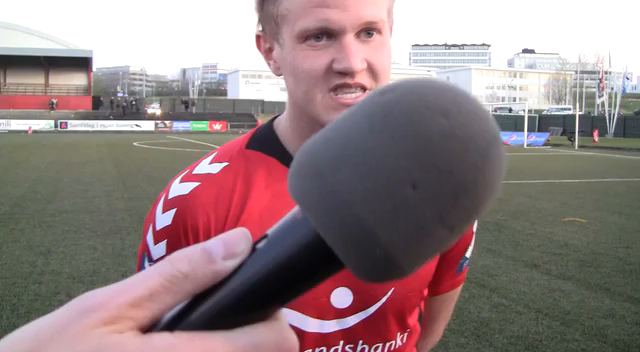 Kristinn Ingi: Boltinn var gjörsamlega inni
