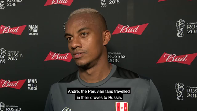 Maður leiksins - Ástralía-Perú: Andre Carrillo