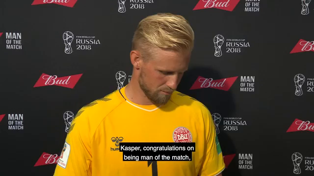 Maður leiksins - Króatía-Danmörk: Kasper Schmeichel