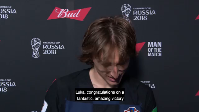 Maður leiksins - Rússland-Króatía: Luka Modric