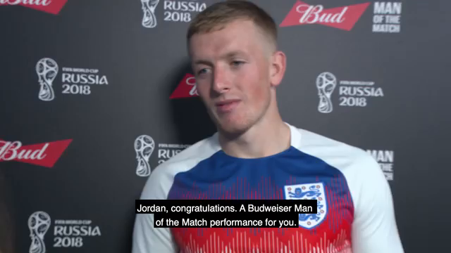 Maður leiksins - Svíþjóð - England: Jordan Pickford