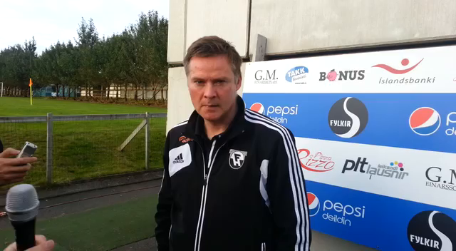 Heimir Guðjóns: Völlurinn ekki sleginn í viku og styttur um 5 metra
