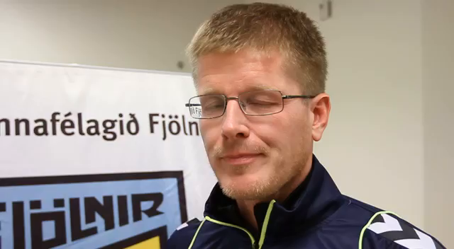 Siggi Víðis: Vona að ég verði ekki rekinn ef við förum upp