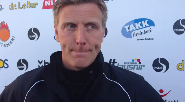 Rúnar Kristins: Viðar Örn er þekktur fyrir að liggja í grasinu