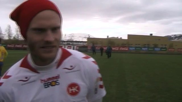 Guðmundur Atli: Aldrei skorað á æfingu með hægri