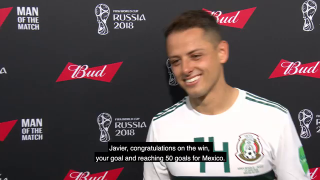 Maður leiksins - S-Kórea - Mexikó: Javier Hernandez