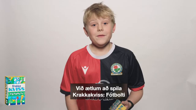 Björn Bragi gefur út Krakkakviss fótboltaspil 