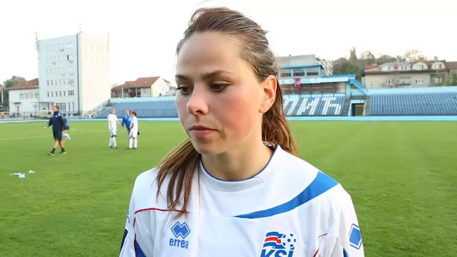 Sara Björk: Erum sterkari og betri í návígum.