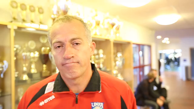 Enes: KV kenndi okkur fótbolta í fyrri hálfleik