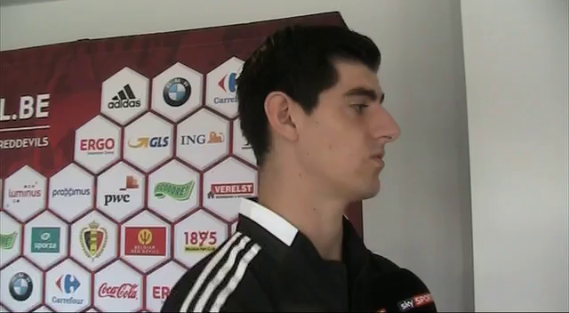 Courtois: Ísland spilaði mjög vel