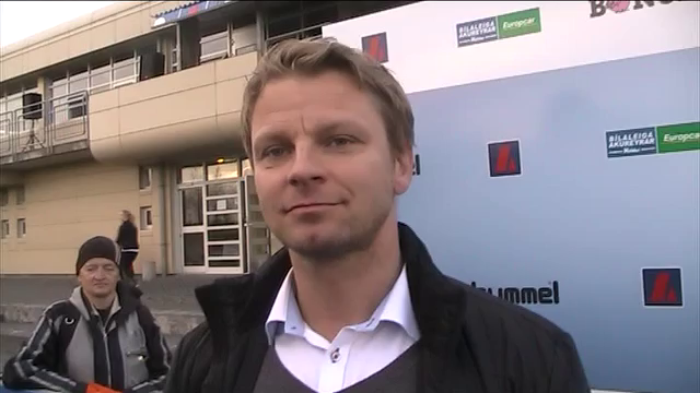 Ágúst Gylfason: Lét þá heyra það í hálfleik