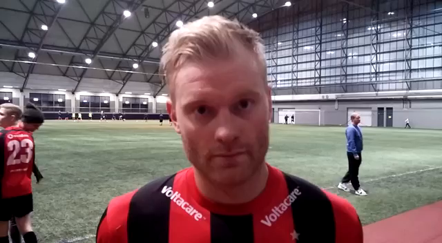 Sveinbjörn: Hann skoppaði býsna vel fyrir mig