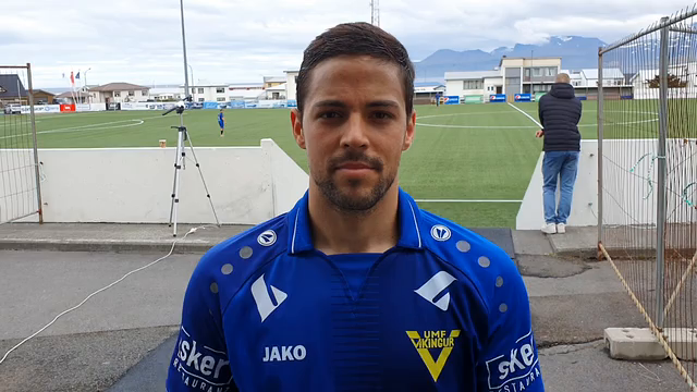 Gonzalo: Ég er mjög glaður hérna í Ólafsvík