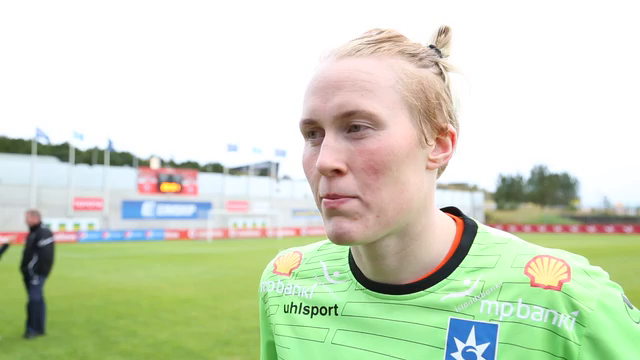 Sandra Sigurðar: Stig er stig á sterkum Vodafonevelli 