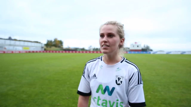 Sigmundína:  Í fyrsta skipti sem ég vinn Val